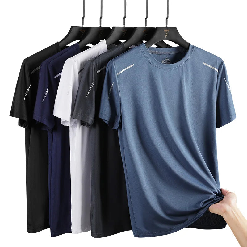 CHRLCK Men's Running Quick Drying T-shirts