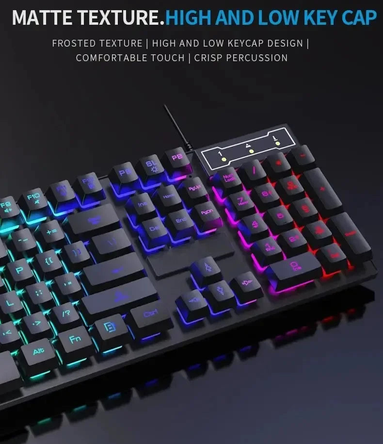 104 key Backlit Mechanical Keyboard Wired Gaming Keyboard