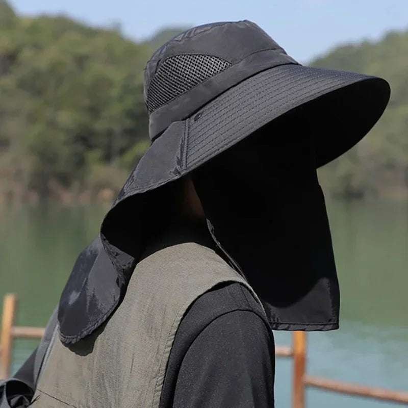 Summer Sun Hats UV Protection Outdoor Hunting Fishing Cap For Men Women