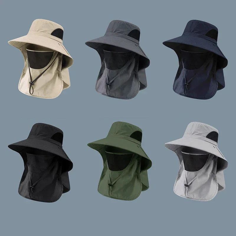 Summer Sun Hats UV Protection Outdoor Hunting Fishing Cap For Men Women