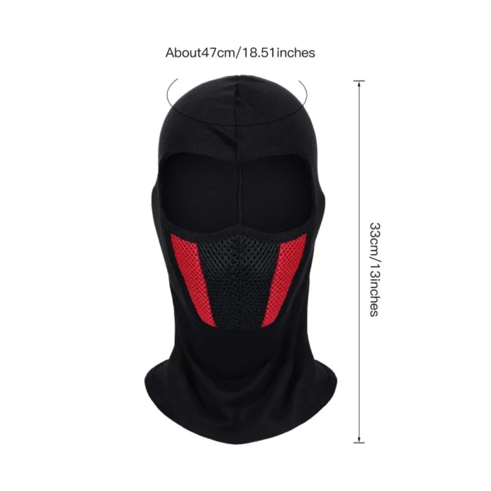 Full Face Mask Cycling Windproof Headgear Motorcycle Balaclava Breathable Outdoor Head Cover