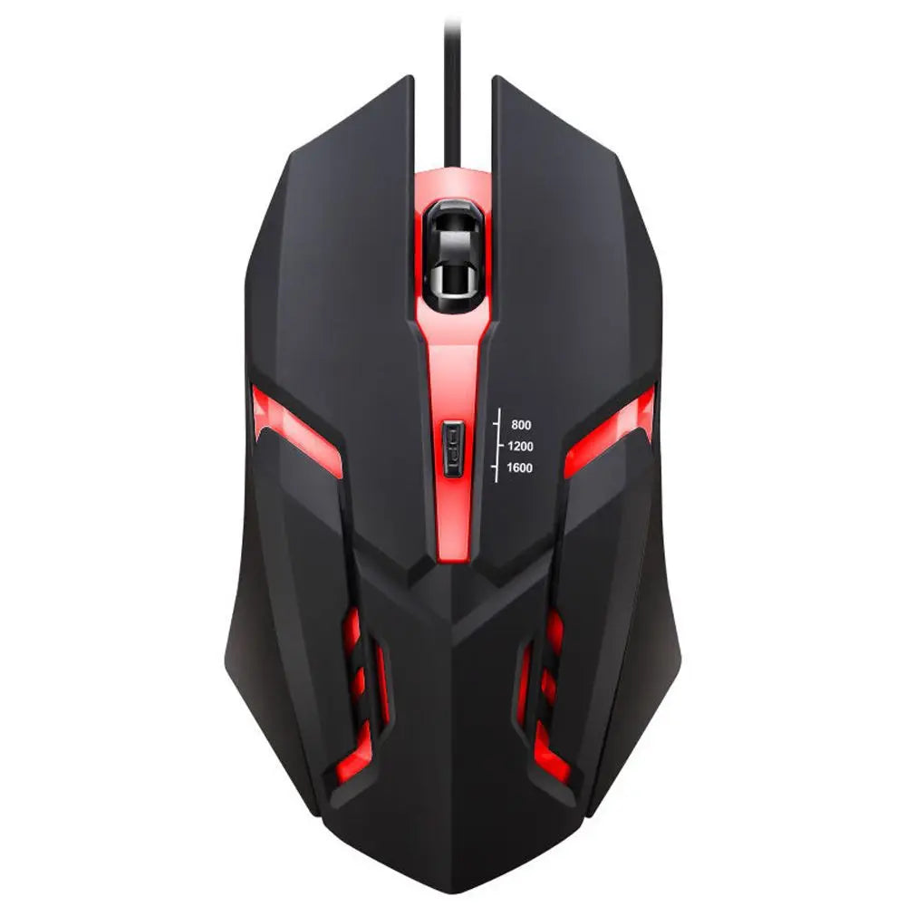 Sports LED Luminous Backlit USB Wired Gaming Mouse