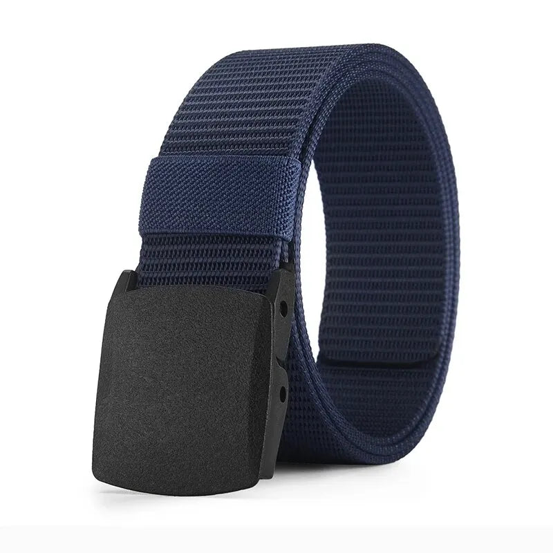 Men's Belt Outdoor Casual Canvas Belt Metal Adjustable To Size