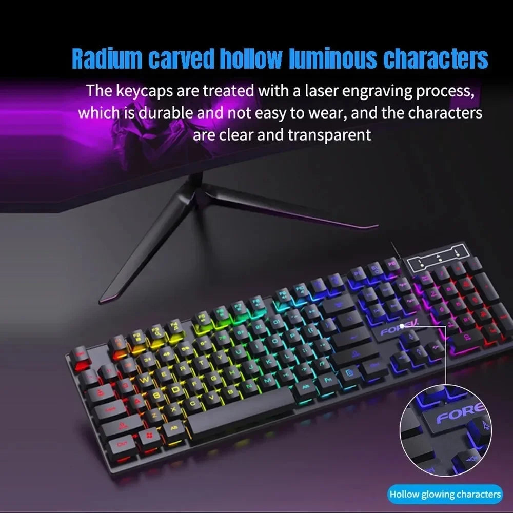 104 key Backlit Mechanical Keyboard Wired Gaming Keyboard