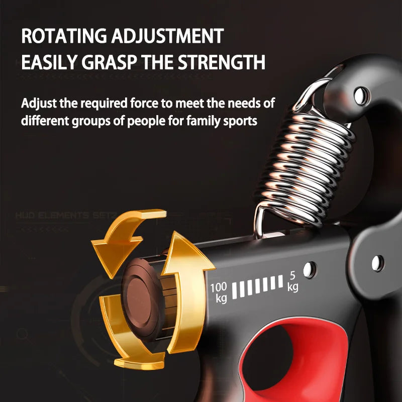 5-60/100/150kg Grip Strength Gym Wrist Expander Hand Strengthener Adjustable