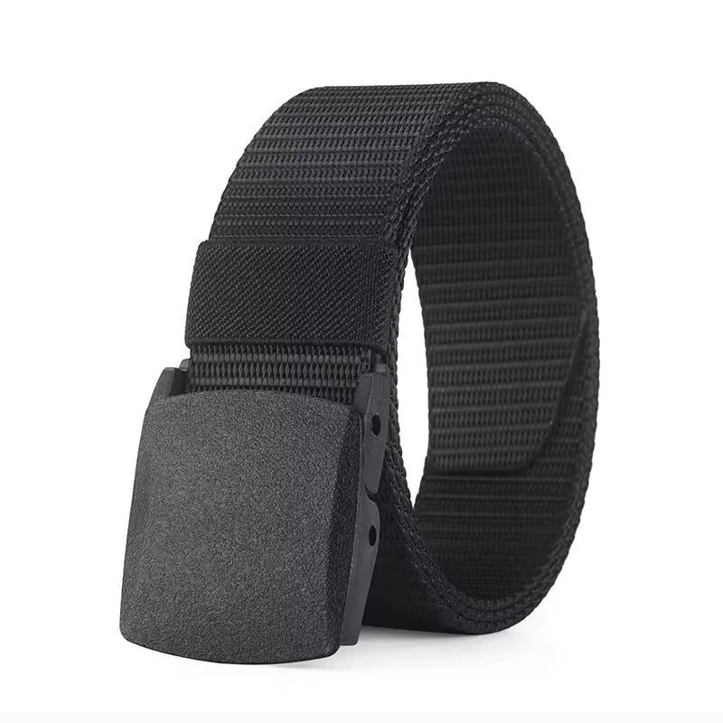 Men's Belt Outdoor Casual Canvas Belt Metal Adjustable To Size