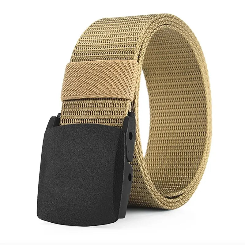 Men's Belt Outdoor Casual Canvas Belt Metal Adjustable To Size
