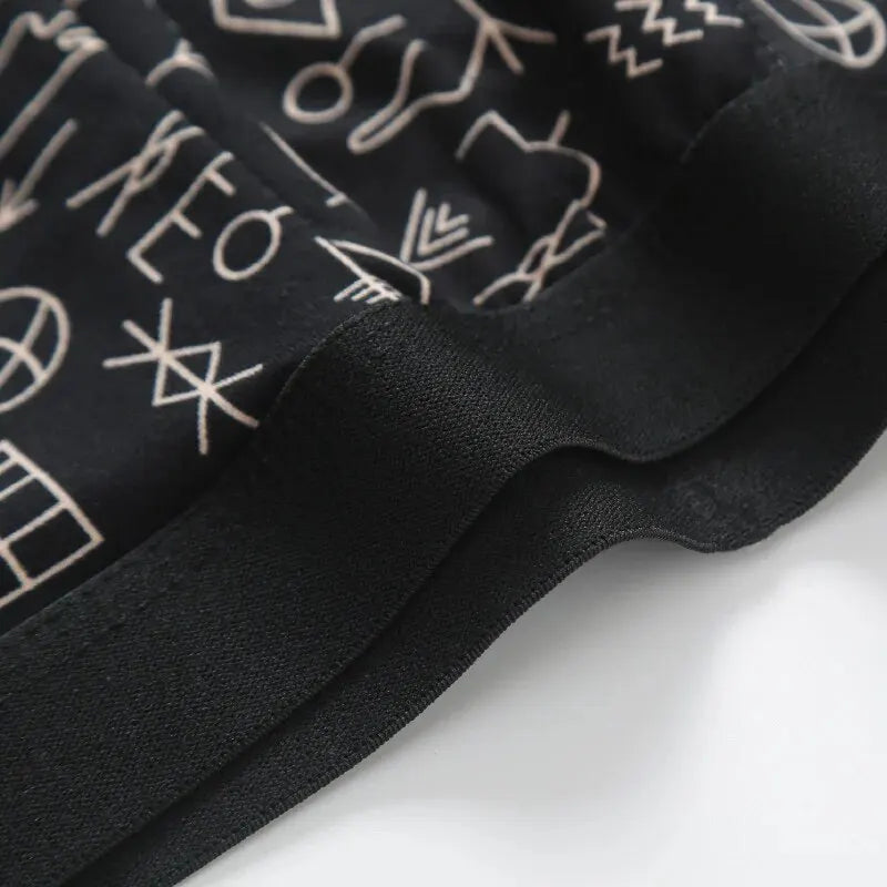 4 Pack European and American Size MEN'S FASHION Printed Boxer Underwear