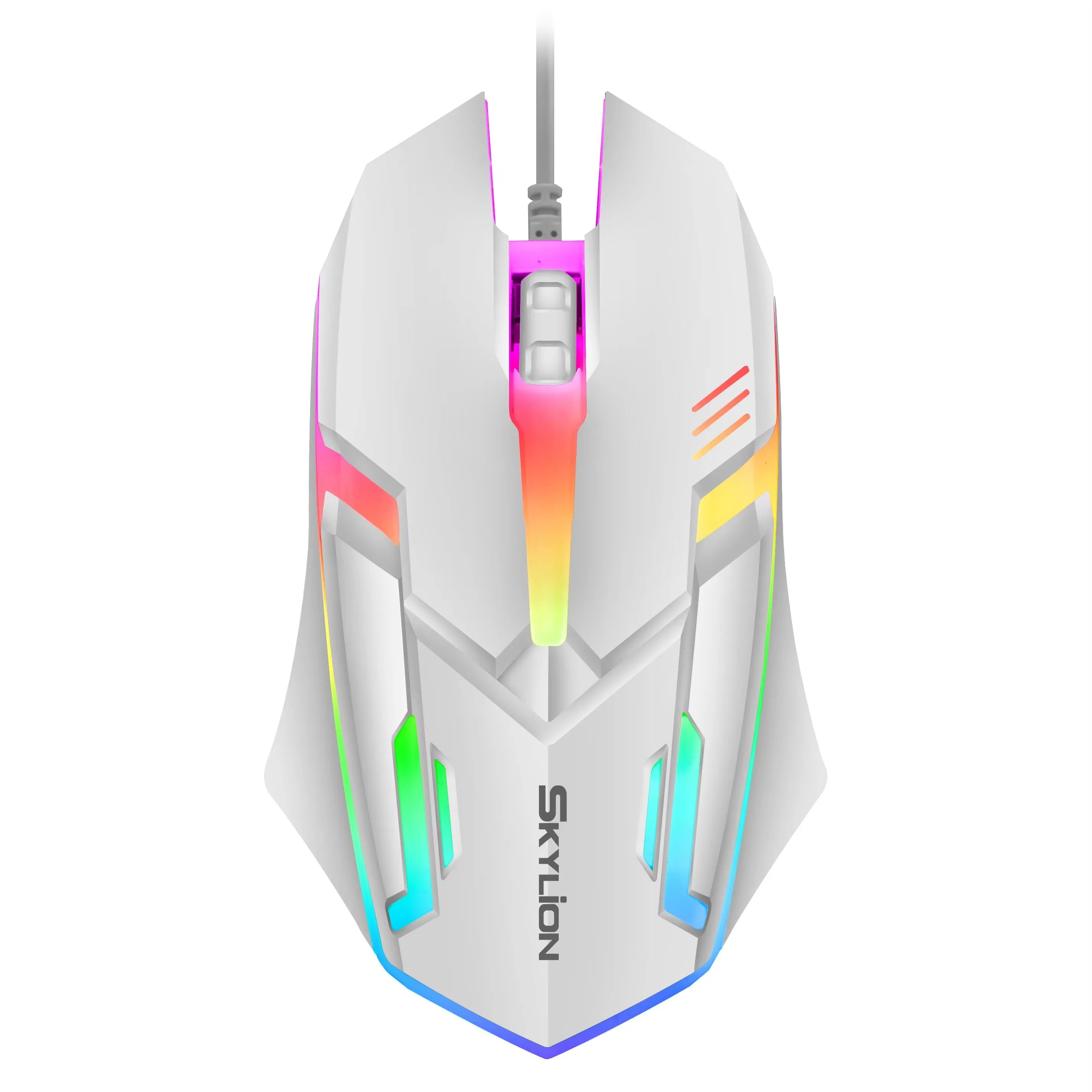 F1 Wired 3 Keys Mouse Colorful Lighting Gaming