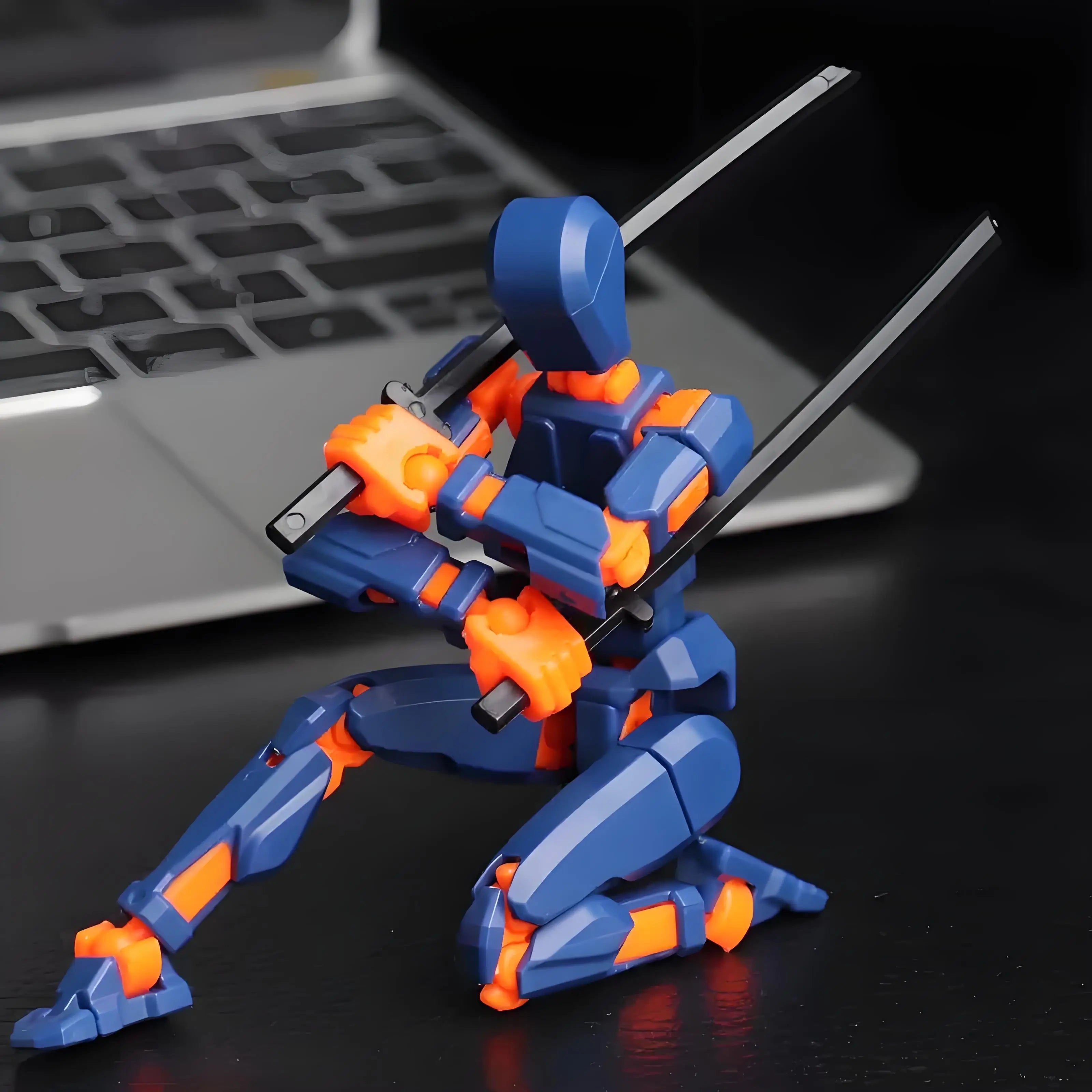 Multi-Jointed Movable Shapeshift Robot Put Together By Hand 3D Printed Mannequin Dummy 13 Action Figure Full Body